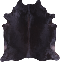 Thumbnail for SUPER SALE Black Natural Cowhide Rug - XX-Large 7' 10