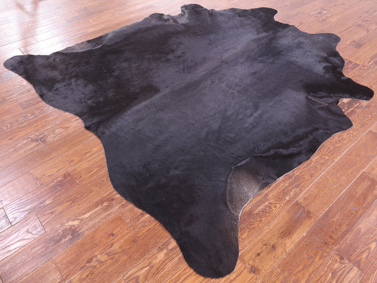 SUPER SALE Black Natural Cowhide Rug - XX-Large 7' 10"H x 7' 4"W