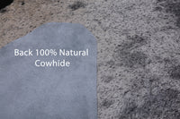 Thumbnail for SUPER SALE Black Salt & Pepper Natural Cowhide Rug - XX-Large 7' 7