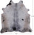 SUPER SALE Black Salt & Pepper Natural Cowhide Rug - XX-Large 7' 7"H x 7' 3"W