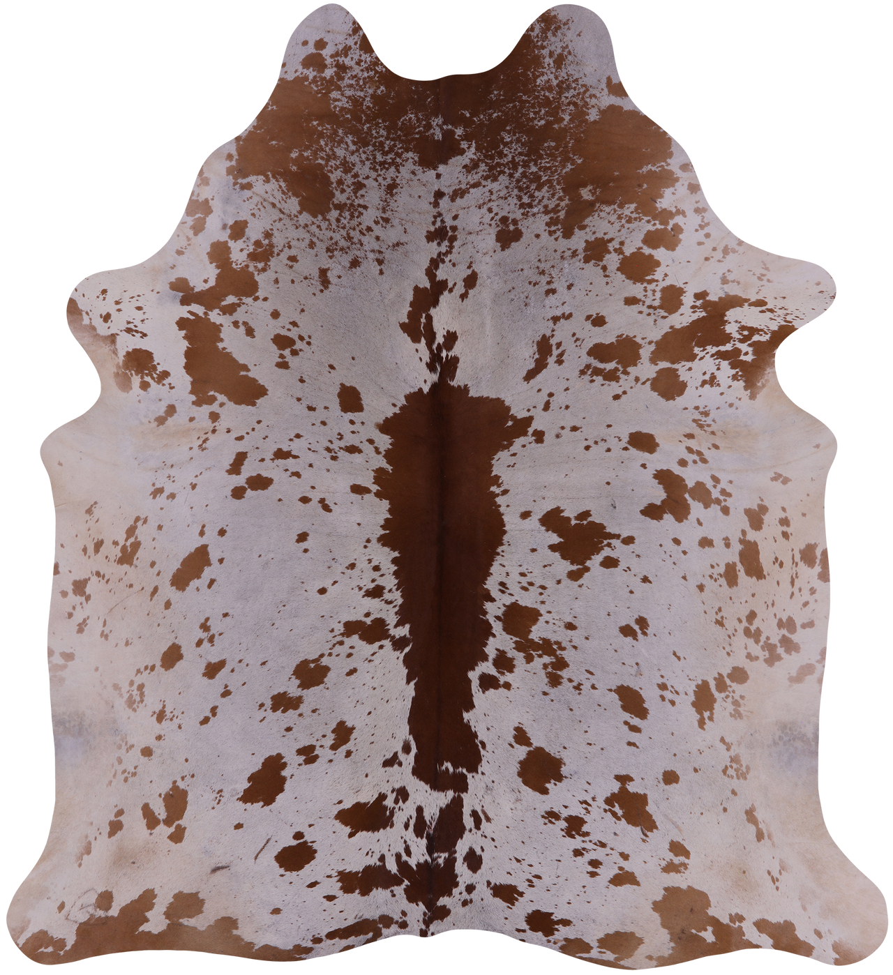 SUPER SALE Brown Salt & Pepper Natural Cowhide Rug - XX-Large 8' 0"H x 7' 1"W