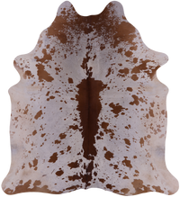 Thumbnail for SUPER SALE Brown Salt & Pepper Natural Cowhide Rug - XX-Large 8' 0