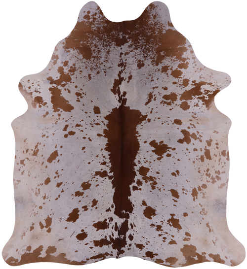 SUPER SALE Brown Salt & Pepper Natural Cowhide Rug - XX-Large 8' 0