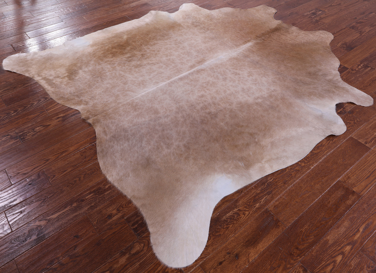 SUPER SALE Light Brown Natural Cowhide Rug - XX-Large 8' 0"H x 7' 0"W