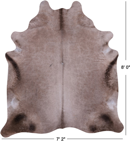 SUPER SALE Champagne Natural Cowhide Rug - XX-Large 8' 0