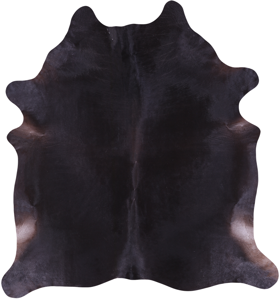 SUPER SALE Black Natural Cowhide Rug - XX-Large 7' 10"H x 7' 3"W
