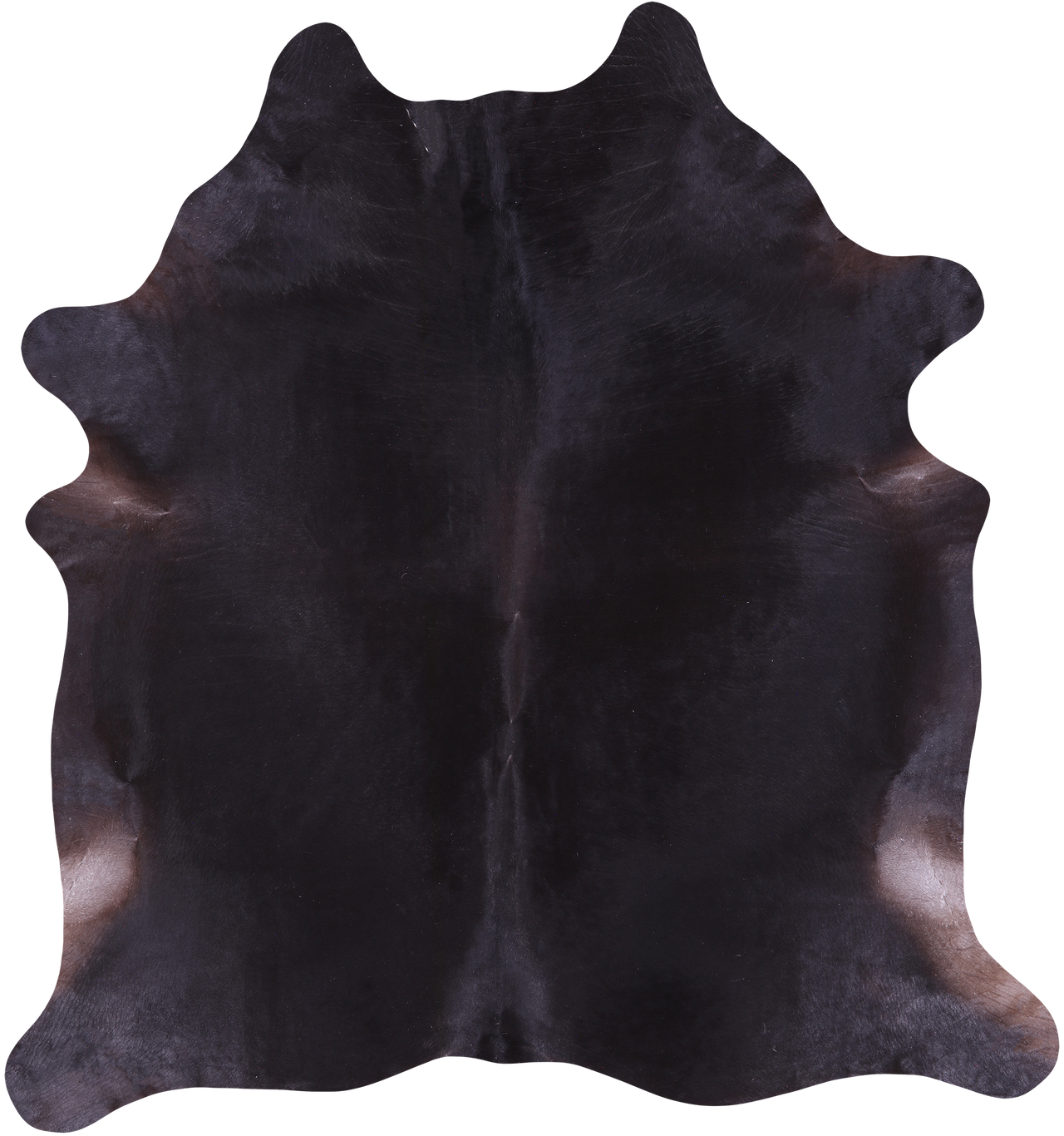 SUPER SALE Black Natural Cowhide Rug - XX-Large 7' 10"H x 7' 3"W