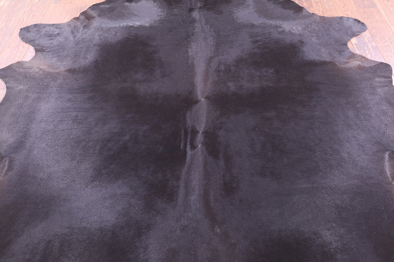 SUPER SALE Black Natural Cowhide Rug - XX-Large 7' 10"H x 7' 3"W