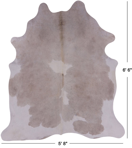 SUPER SALE Beige Natural Cowhide Rug - Large 6' 6