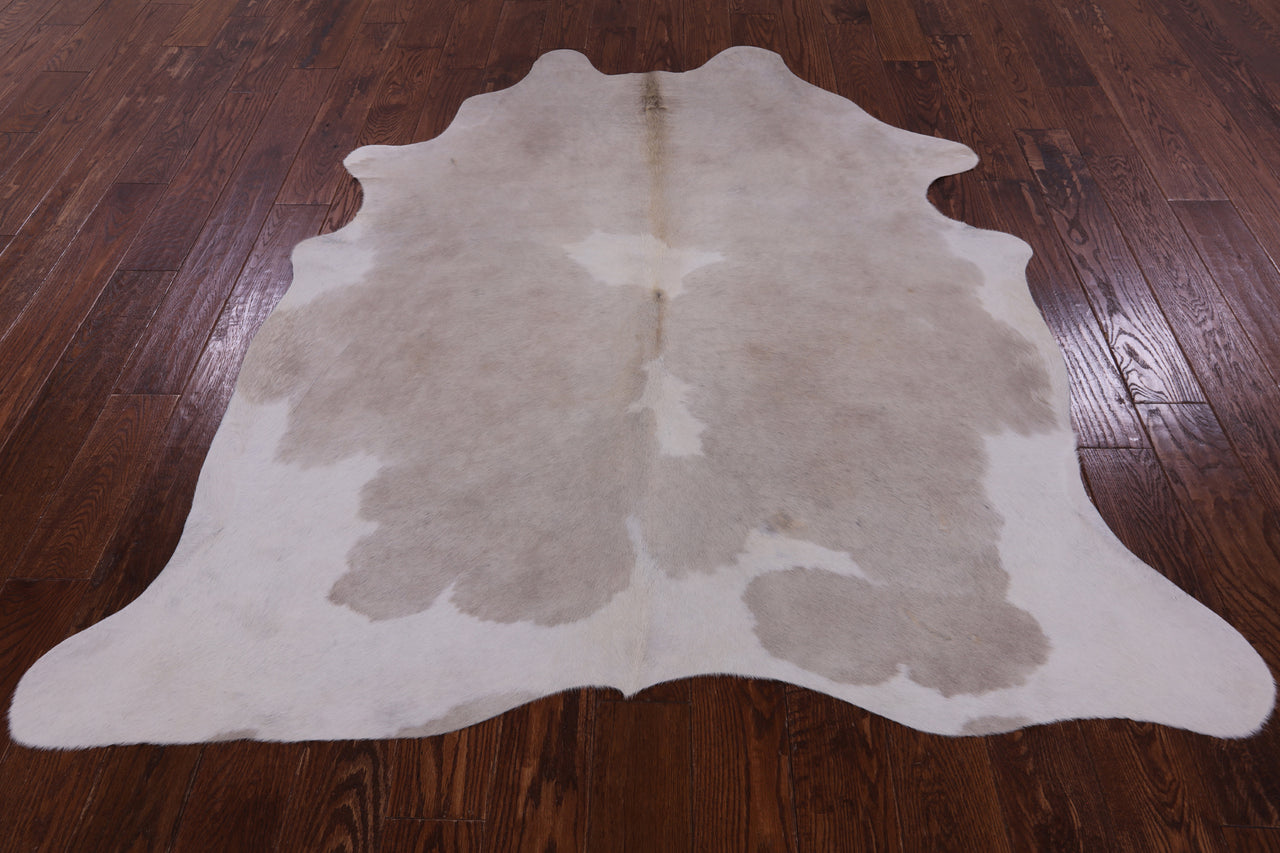 SUPER SALE Beige Natural Cowhide Rug - Large 6' 6"H x 5' 8"W