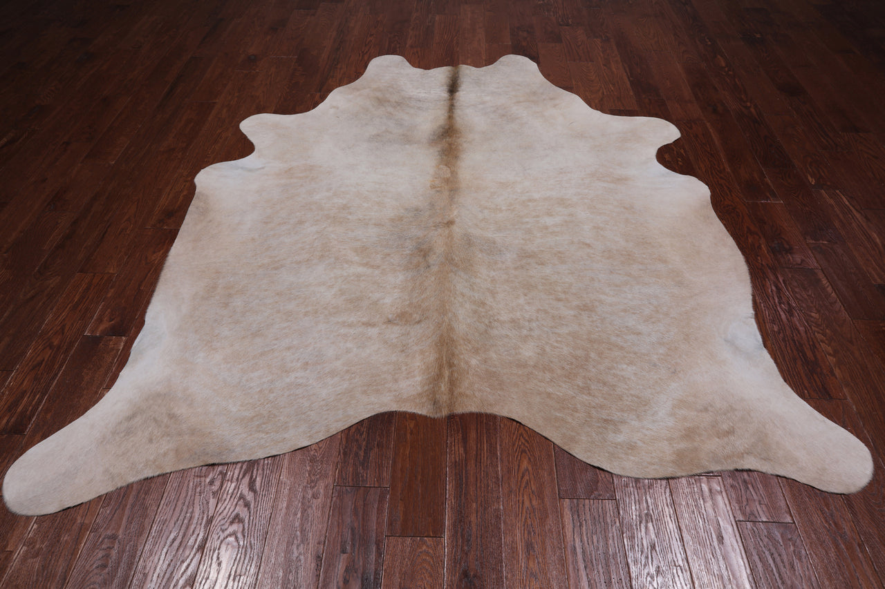 SUPER SALE Beige Natural Cowhide Rug - XX-Large 7' 6"H x 6' 8"W