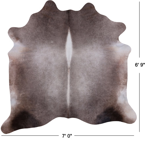 SUPER SALE Champagne Natural Cowhide Rug - X-Large 6' 9