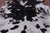 SUPER SALE Black Salt & Pepper Natural Cowhide Rug - X-Large 6' 9"H x 6' 7"W
