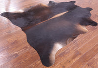 Thumbnail for SUPER SALE Dark Brown Natural Cowhide Rug - XX-Large 7' 7
