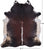 SUPER SALE Brown Salt & Pepper Natural Cowhide Rug - XX-Large 7' 9"H x 6' 7"W