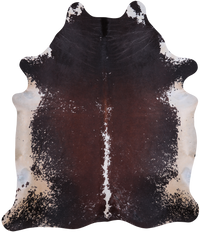 Thumbnail for SUPER SALE Brown Salt & Pepper Natural Cowhide Rug - XX-Large 7' 9