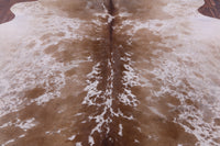 Thumbnail for SUPER SALE Brown Salt & Pepper Natural Cowhide Rug - X-Large 7' 3