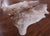 SUPER SALE Brown Salt & Pepper Natural Cowhide Rug - X-Large 7' 3"H x 6' 3"W