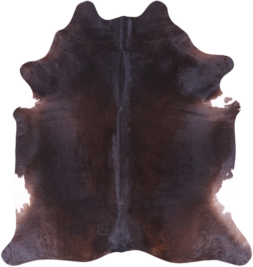 SUPER SALE Dark Brown Natural Cowhide Rug - XX-Large 7' 10