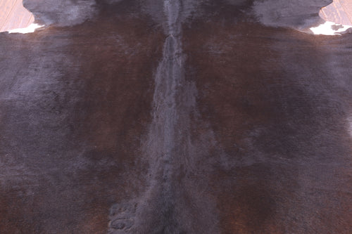 SUPER SALE Dark Brown Natural Cowhide Rug - XX-Large 7' 10