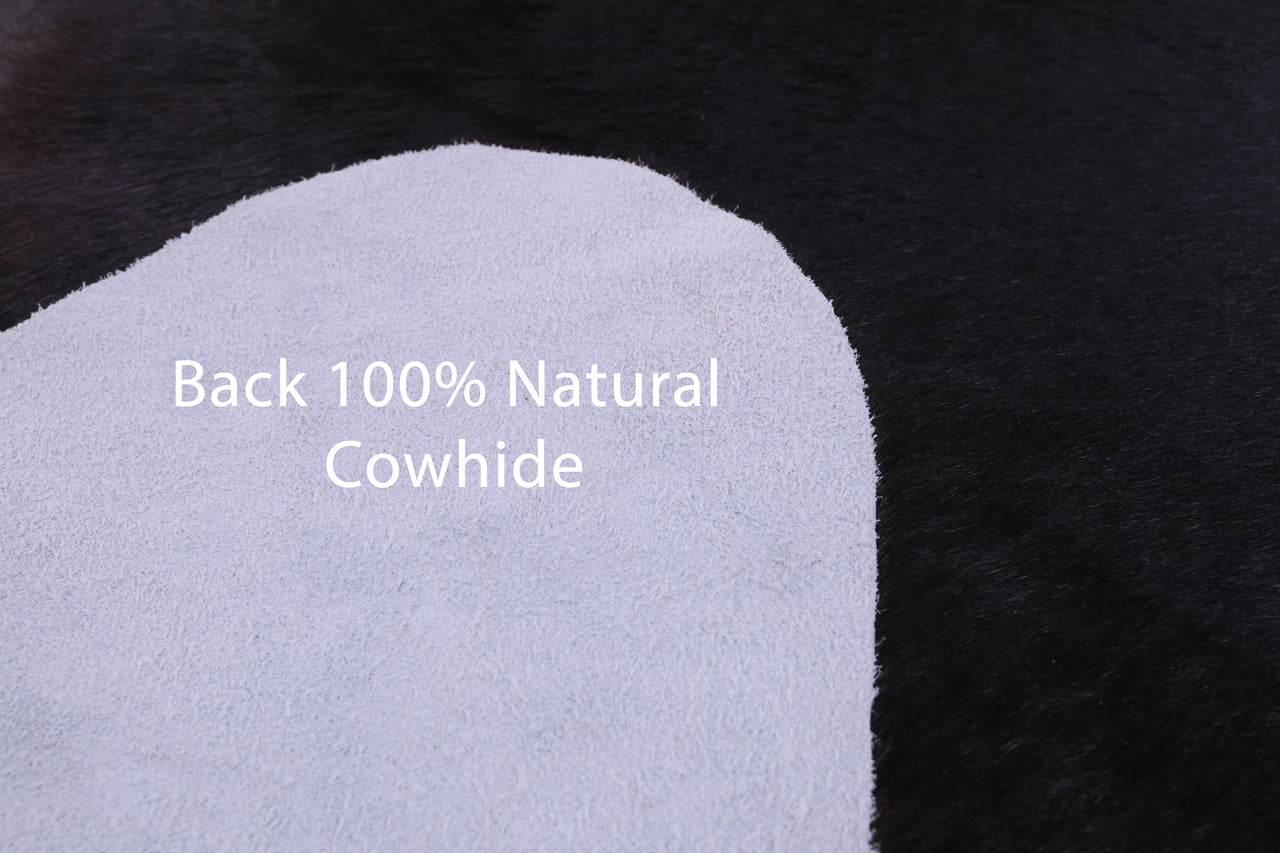 SUPER SALE Dark Brown Natural Cowhide Rug - XX-Large 7' 10"H x 7' 2"W