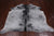 SUPER SALE Black Salt & Pepper Natural Cowhide Rug - Large 6' 6"H x 5' 10"W