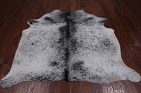 Thumbnail for SUPER SALE Black Salt & Pepper Natural Cowhide Rug - Large 6' 6