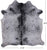 SUPER SALE Black Salt & Pepper Natural Cowhide Rug - Large 6' 6"H x 5' 10"W