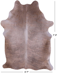 Thumbnail for SUPER SALE Light Brindle Natural Cowhide Rug - X-Large 7' 3