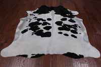 Thumbnail for SUPER SALE Black & White Natural Cowhide Rug - X-Large 6' 8