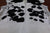 SUPER SALE Black & White Natural Cowhide Rug - X-Large 6' 8"H x 6' 1"W