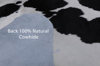 Thumbnail for SUPER SALE Black & White Natural Cowhide Rug - X-Large 6' 8