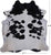 SUPER SALE Black & White Natural Cowhide Rug - X-Large 6' 8"H x 6' 1"W