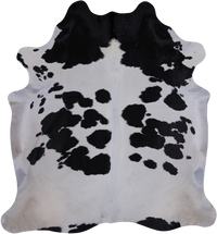 Thumbnail for SUPER SALE Black & White Natural Cowhide Rug - X-Large 6' 8