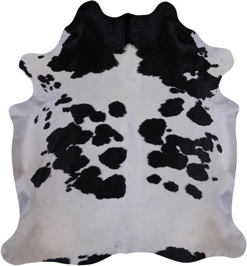 SUPER SALE Black & White Natural Cowhide Rug - X-Large 6' 8