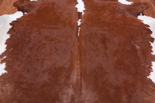 SUPER SALE Brown Natural Cowhide Rug - XX-Large 7' 4