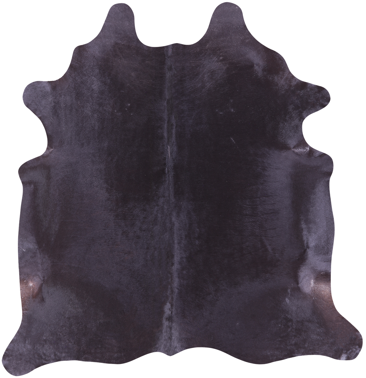 SUPER SALE Black Natural Cowhide Rug - X-Large 6' 10"H x 6' 5"W