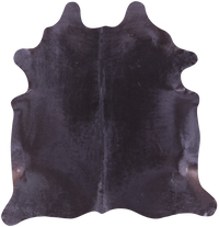 Thumbnail for SUPER SALE Black Natural Cowhide Rug - X-Large 6' 10