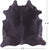 SUPER SALE Black Natural Cowhide Rug - X-Large 6' 10"H x 6' 5"W