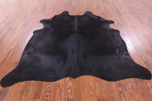 SUPER SALE Black Natural Cowhide Rug - X-Large 6' 10