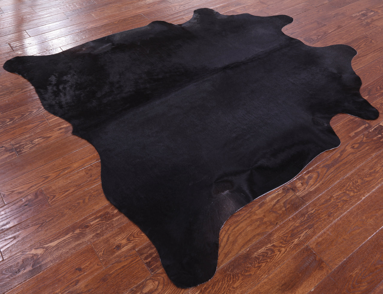 SUPER SALE Black Natural Cowhide Rug - X-Large 6' 10"H x 6' 5"W