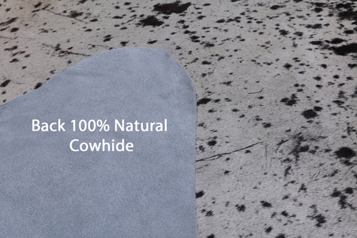 SUPER SALE Brown Salt & Pepper Natural Cowhide Rug - XX-Large 8' 0