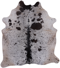 Thumbnail for SUPER SALE Brown Salt & Pepper Natural Cowhide Rug - XX-Large 8' 0