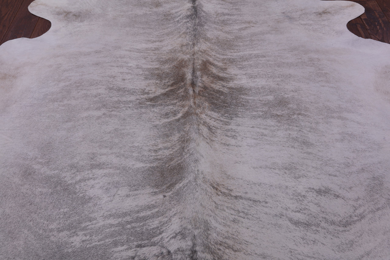 SUPER SALE Grey Brindle Natural Cowhide Rug - XX-Large 7' 9"H x 6' 7"W