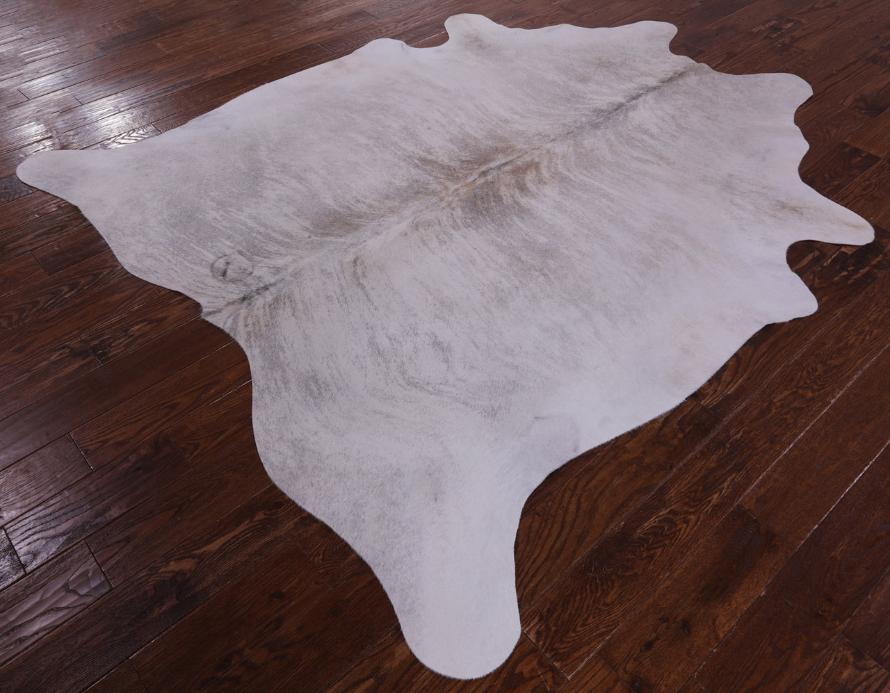 SUPER SALE Grey Brindle Natural Cowhide Rug - XX-Large 7' 9"H x 6' 7"W