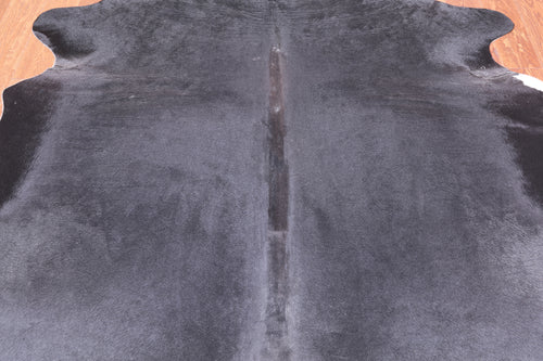 SUPER SALE Black Natural Cowhide Rug - X-Large 7' 2