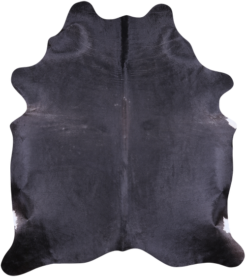 SUPER SALE Black Natural Cowhide Rug - X-Large 7' 2