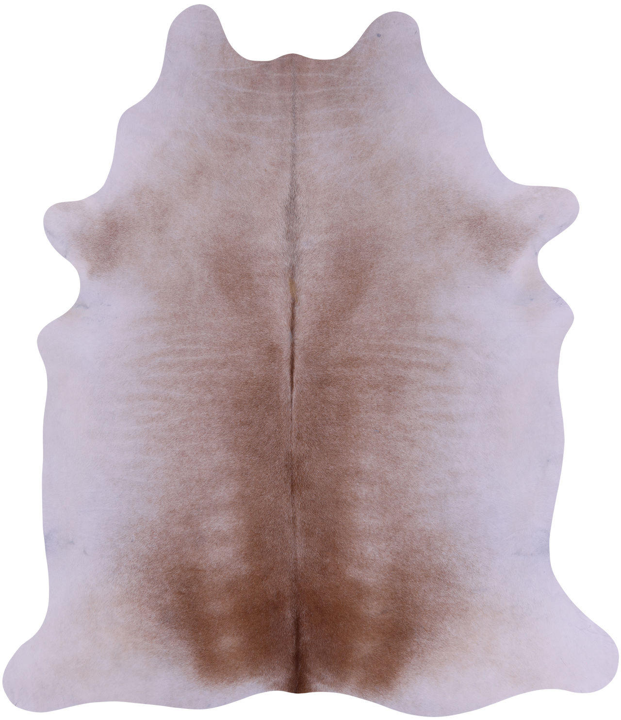 SUPER SALE Brown & White Natural Cowhide Rug - XX-Large 7' 6"H x 6' 4"W