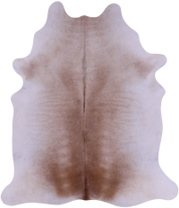 Thumbnail for SUPER SALE Brown & White Natural Cowhide Rug - XX-Large 7' 6
