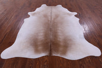 Thumbnail for SUPER SALE Brown & White Natural Cowhide Rug - XX-Large 7' 6